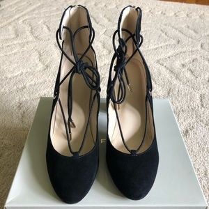Black Suede Pumps